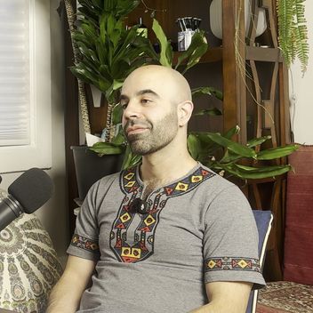 Portrait of Abbas Hooshmand, the host